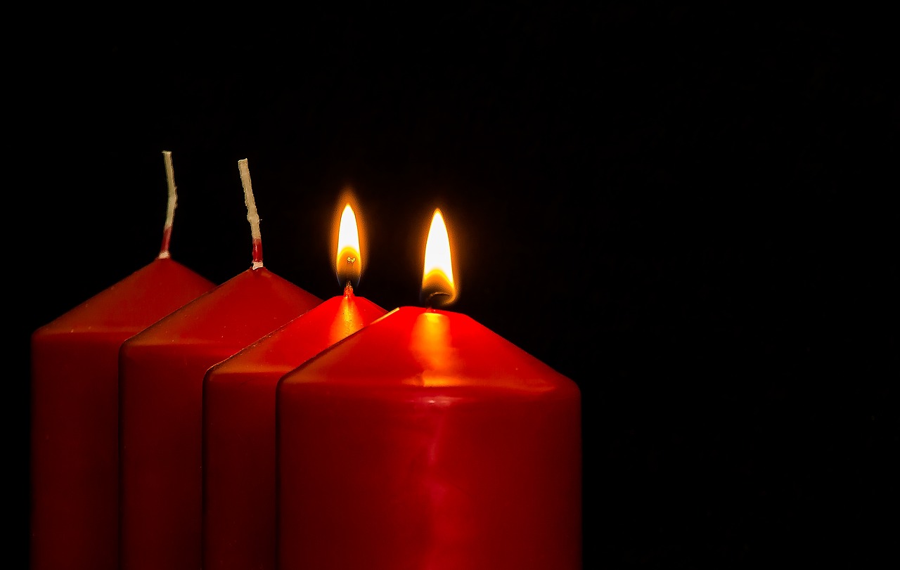 advent 2 advent advent candles free photo