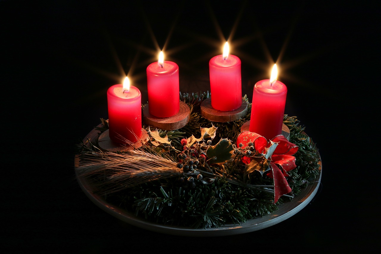 advent christmas candle free photo