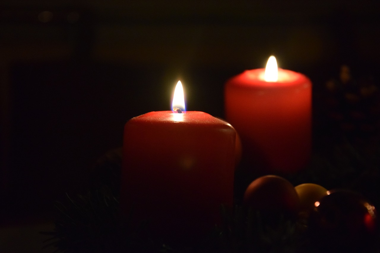 advent christmas candle free photo