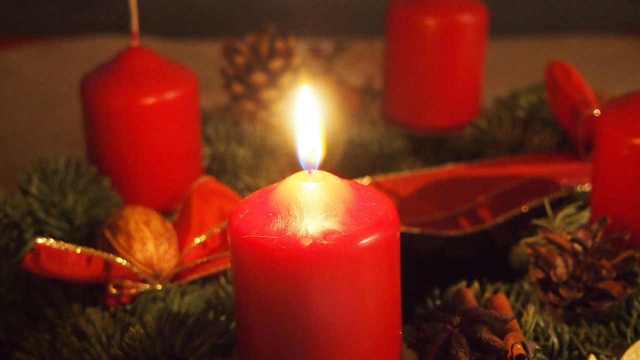 advent advent wreath candle free photo