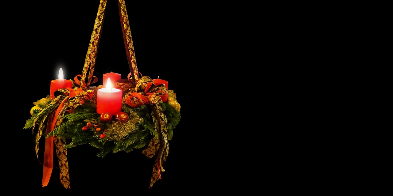 advent christmas time advent wreath free photo