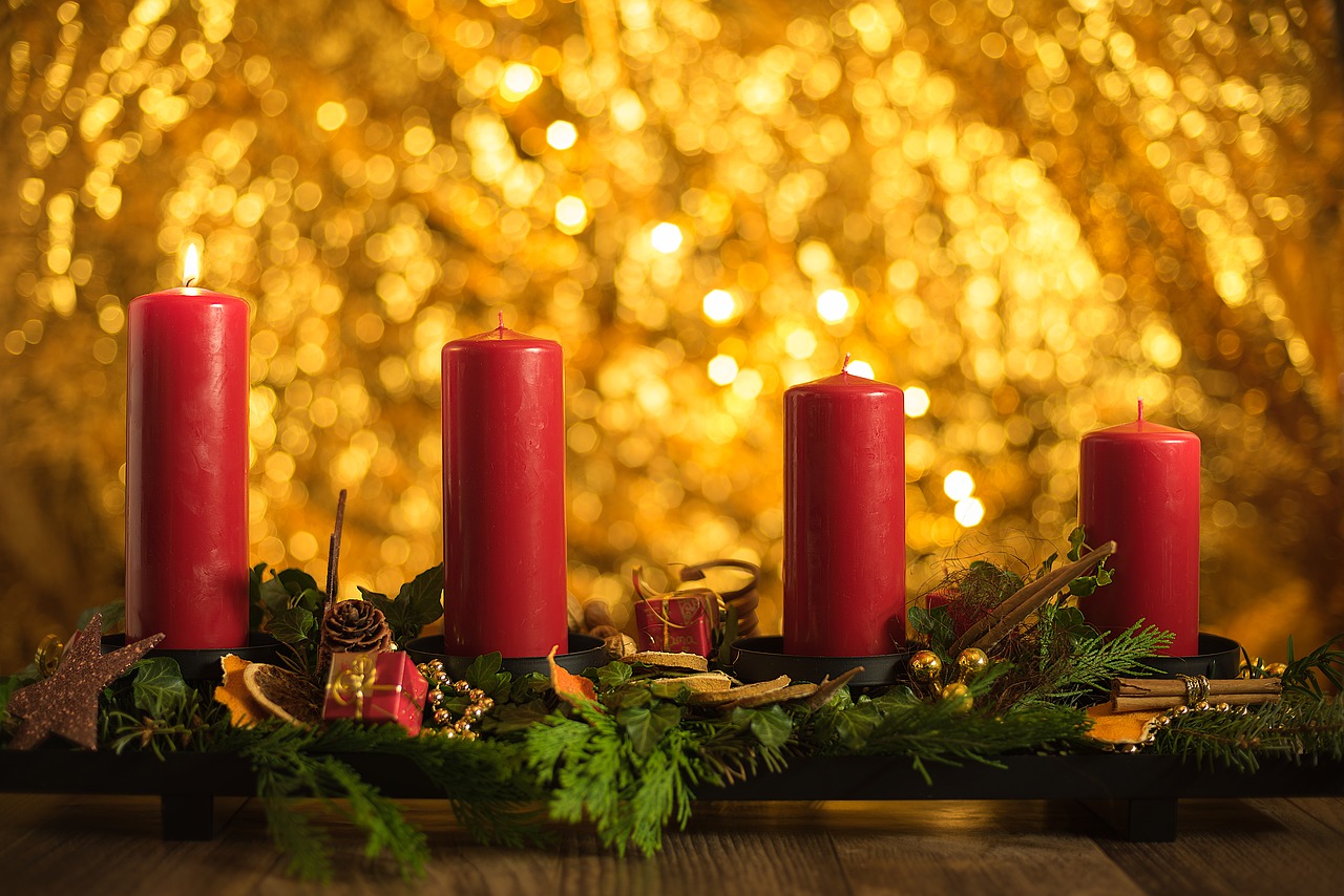 advent christmas candles free photo