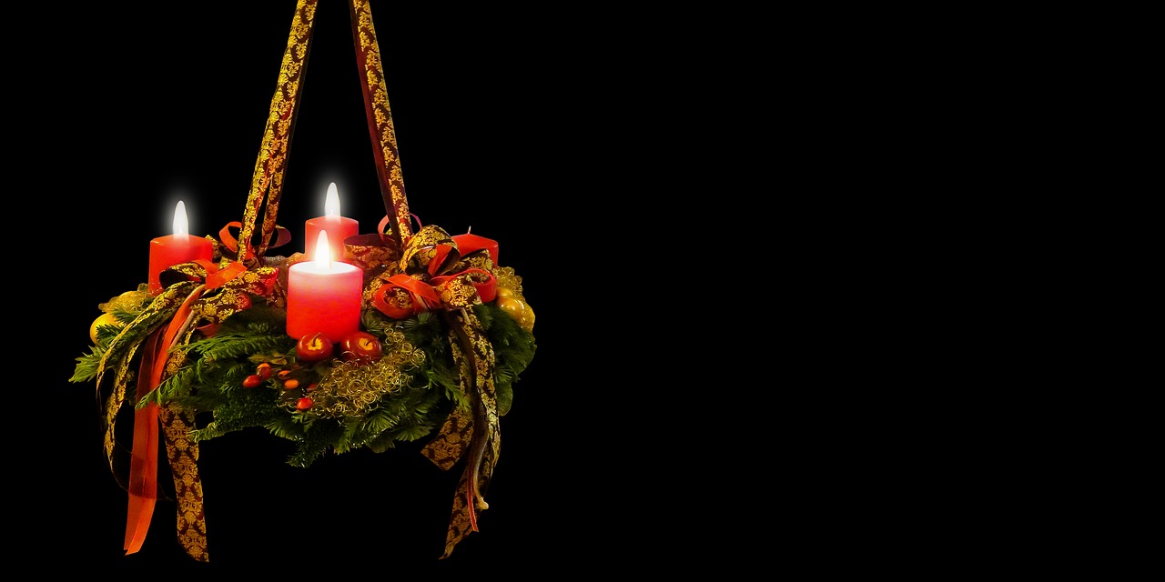 advent christmas time advent wreath free photo
