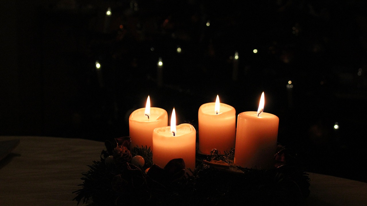 advent advent wreath candles free photo