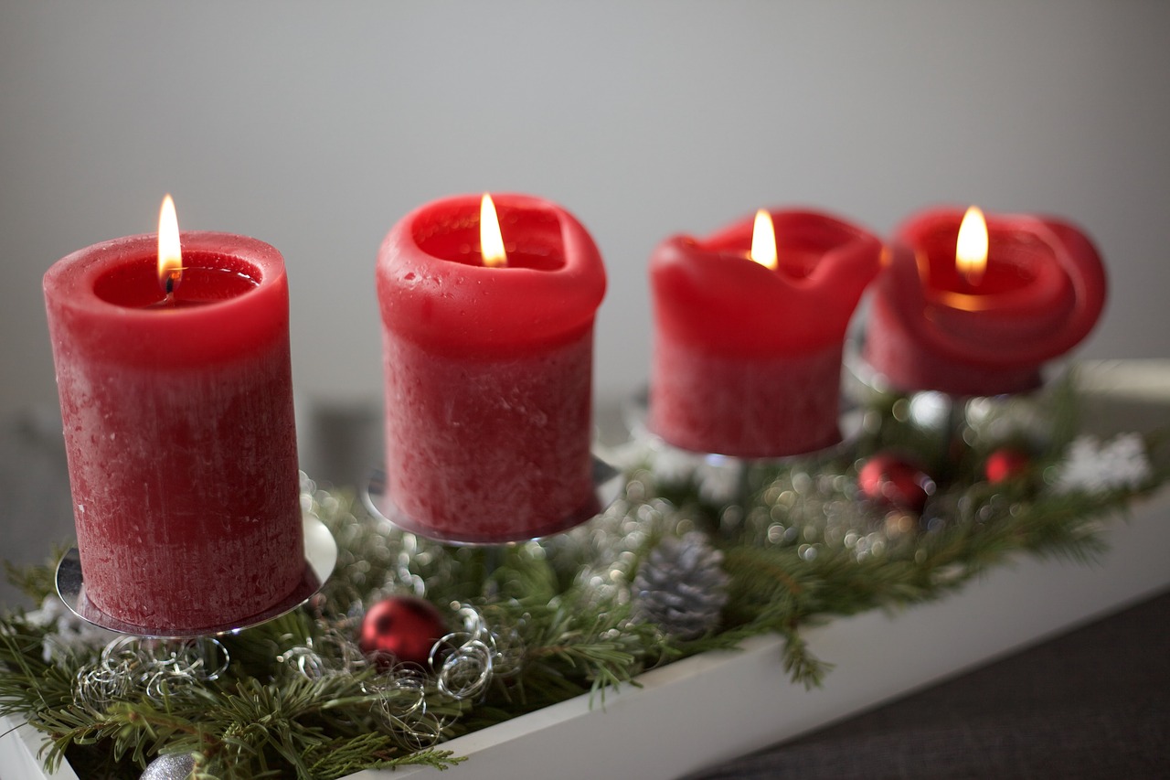 advent  candles  christmas free photo