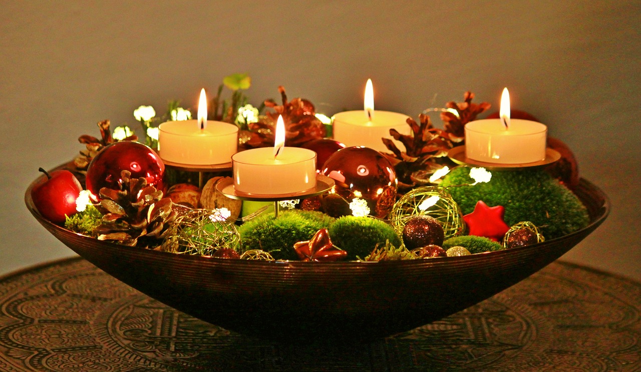 advent wreath advent christmas free photo