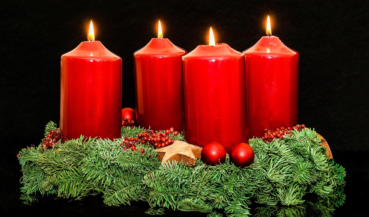 advent wreath advent christmas jewelry free photo