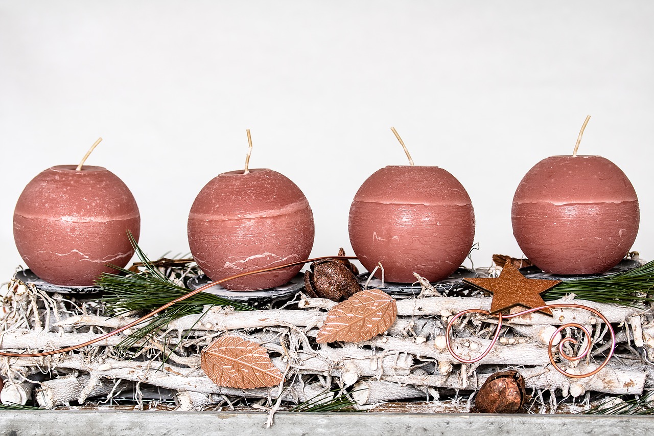 advent wreath advent christmas time free photo