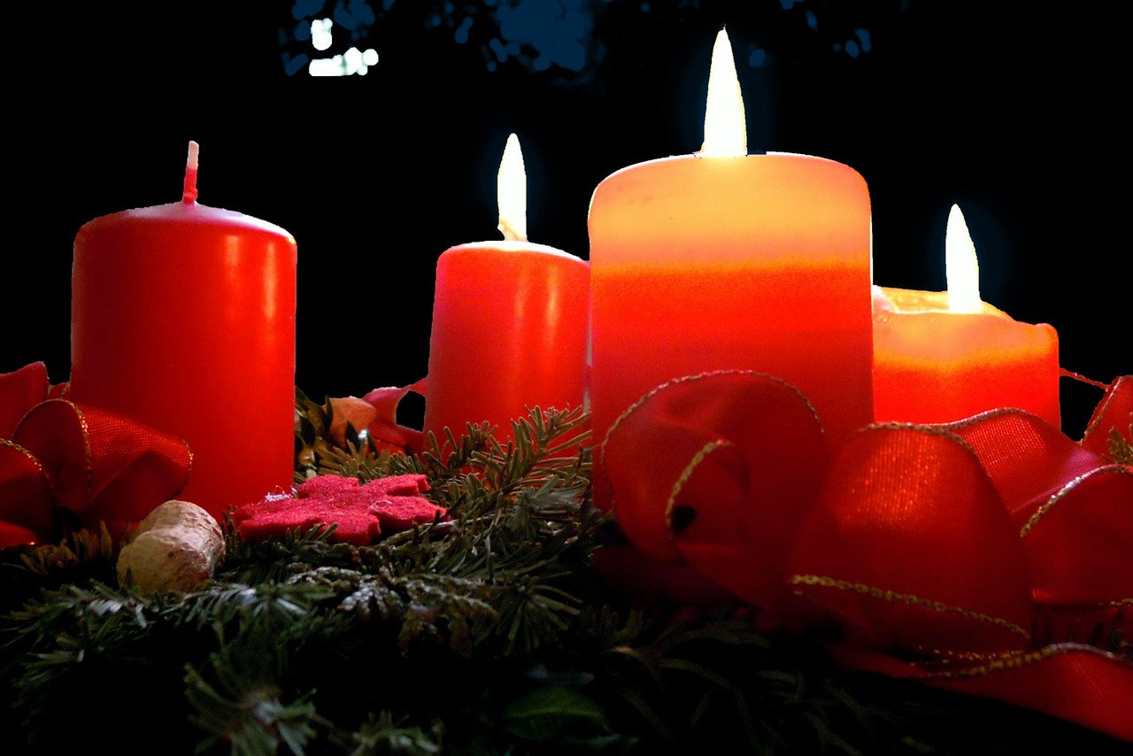 advent wreath candles advent free photo