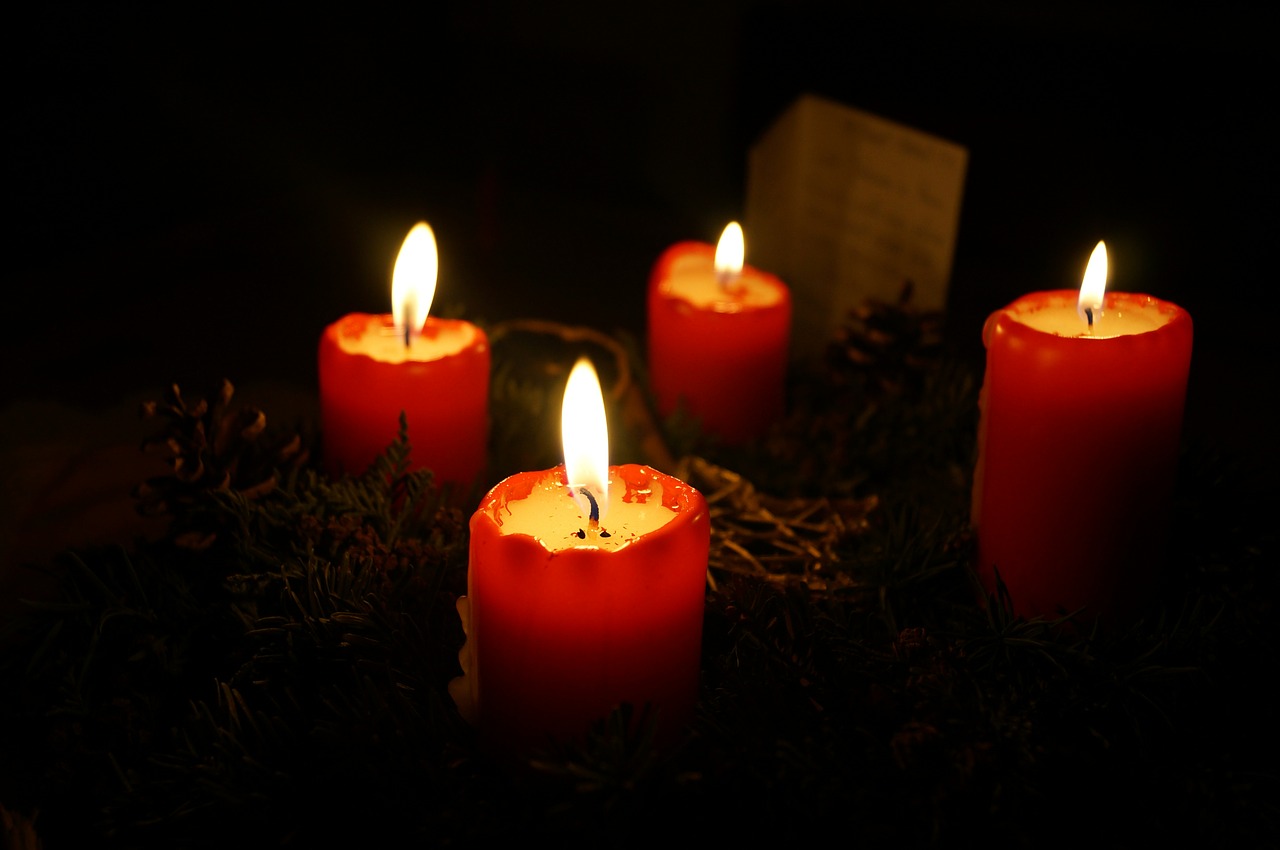 advent wreath candles advent free photo