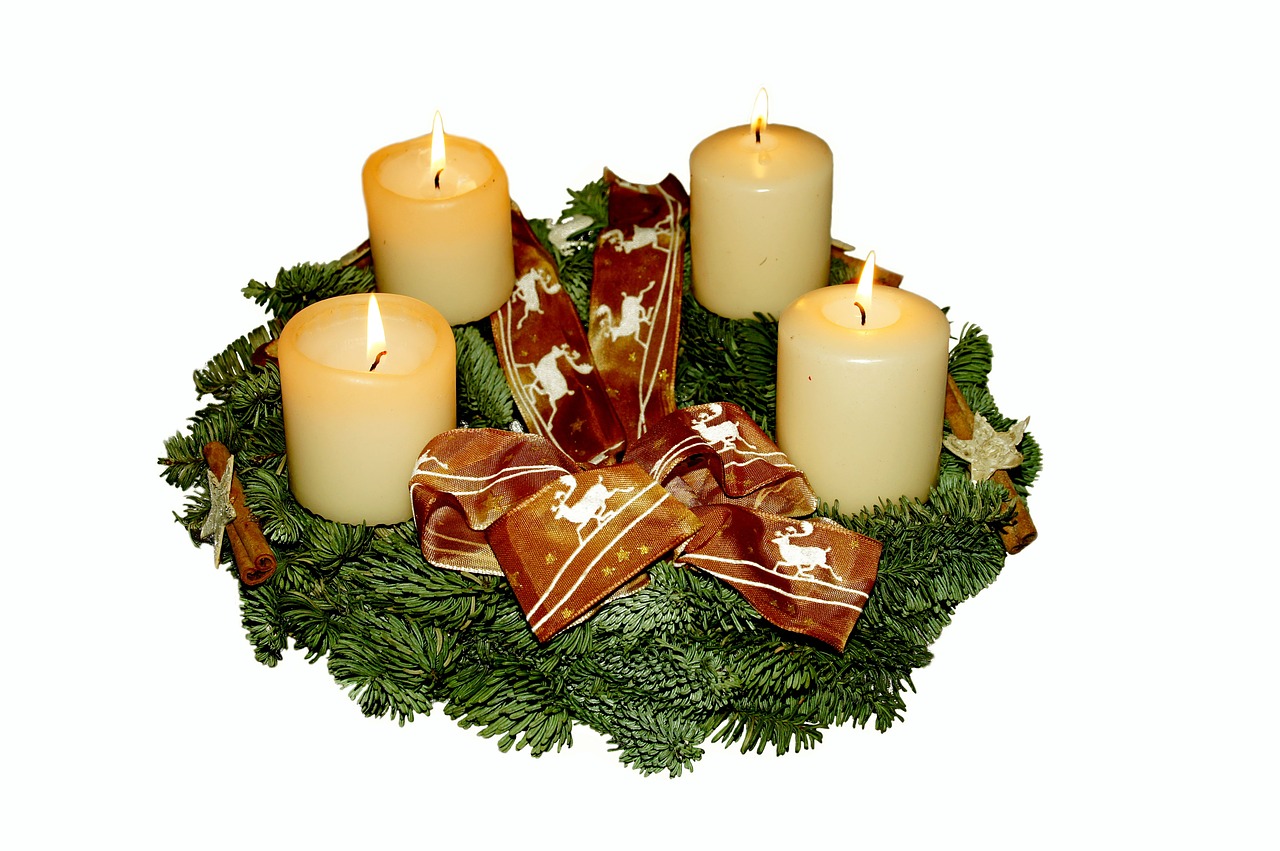 advent wreath advent christmas free photo