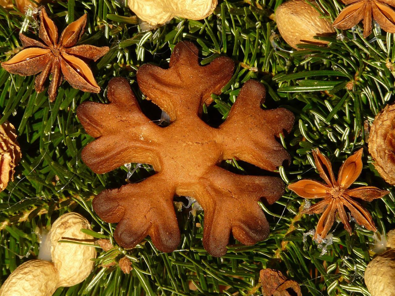 advent wreath pastries ornament free photo