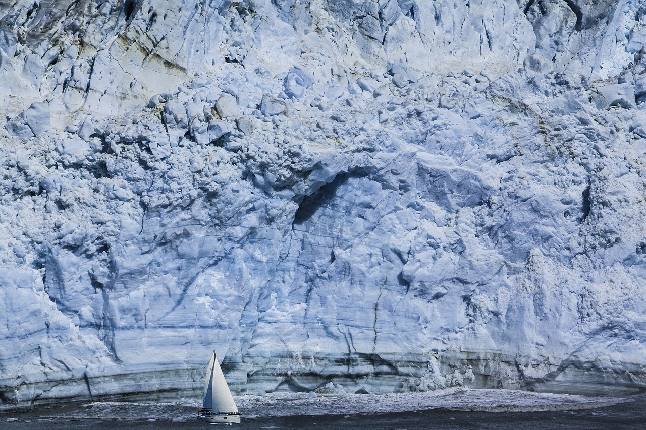 adventure glacier ice free photo