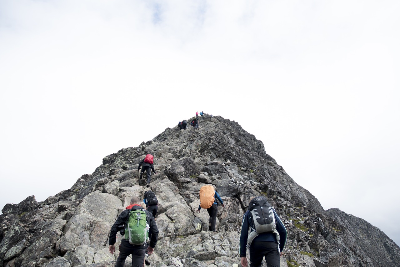 adventure backpacker climb free photo