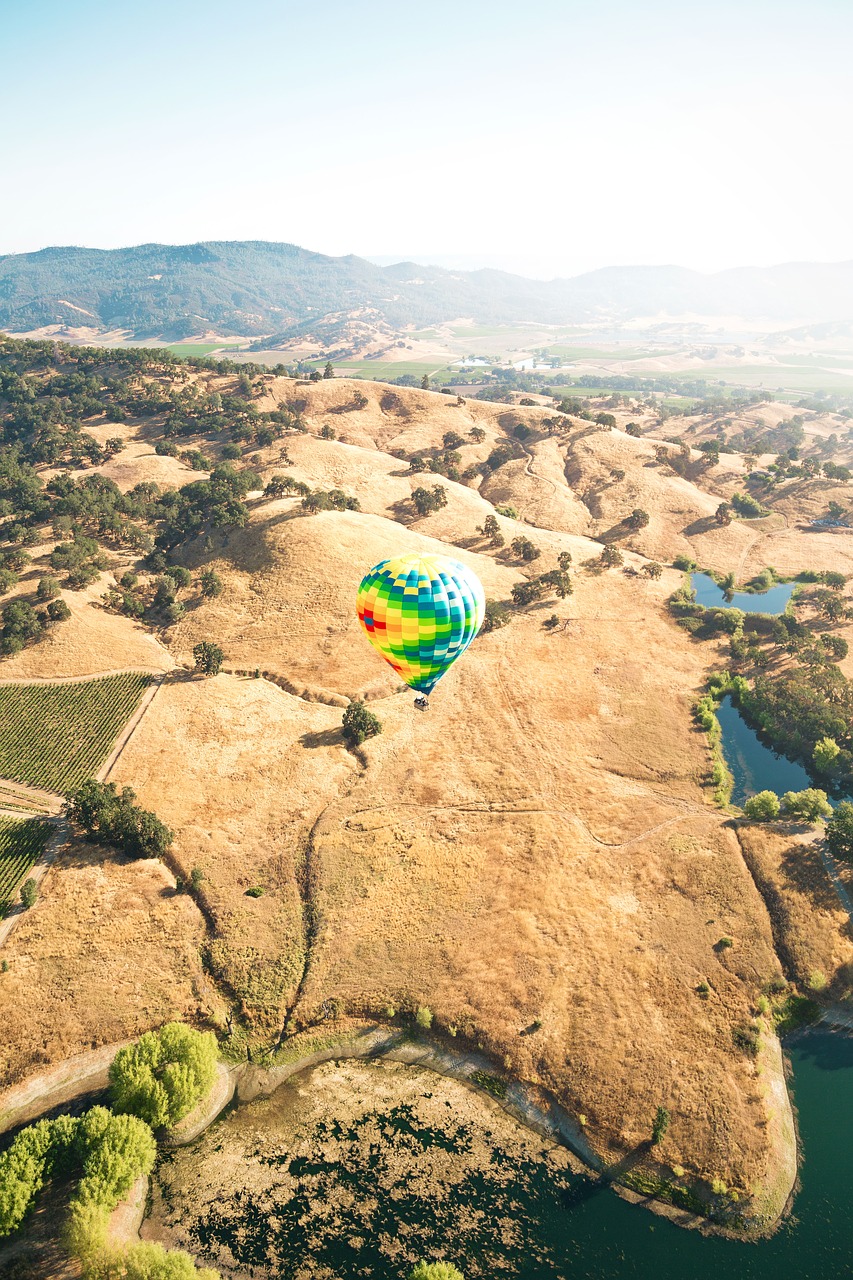 adventure hills hot air balloon free photo