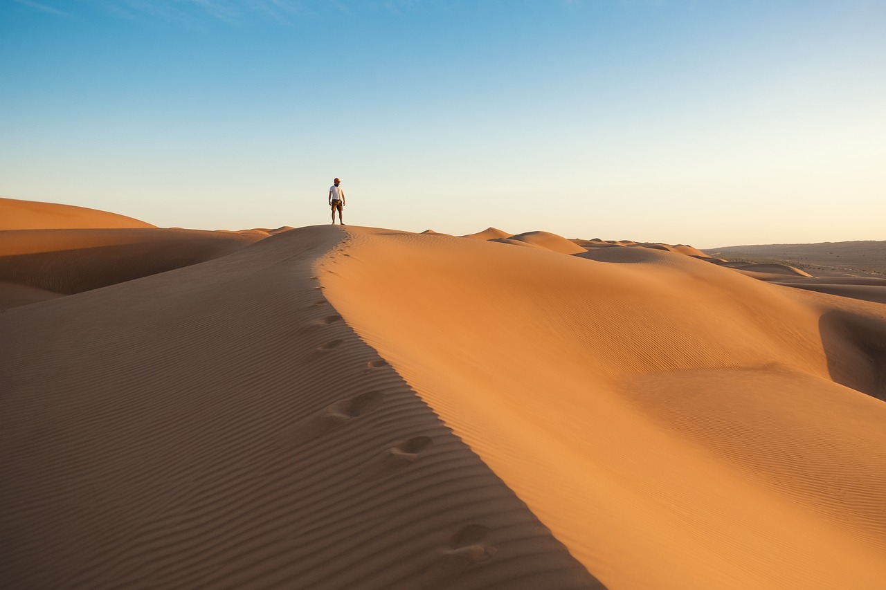 adventure alone arid free photo