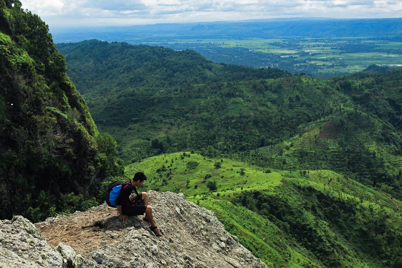 adventure mountain cliff free photo