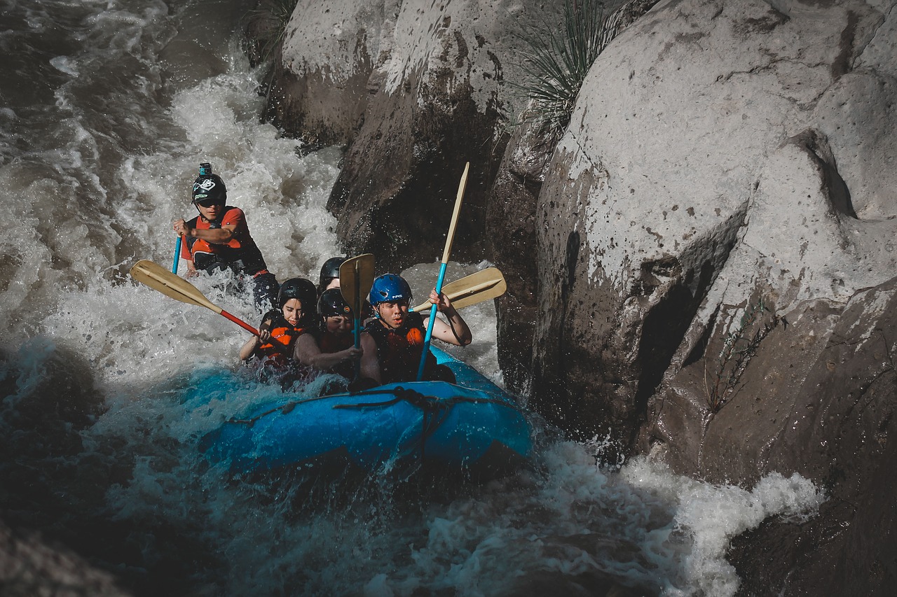 adventure  river  rafting free photo
