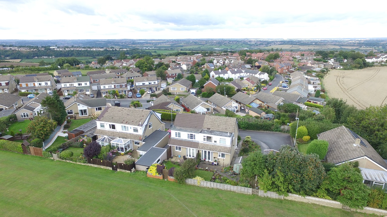 aerial house middlestown free photo