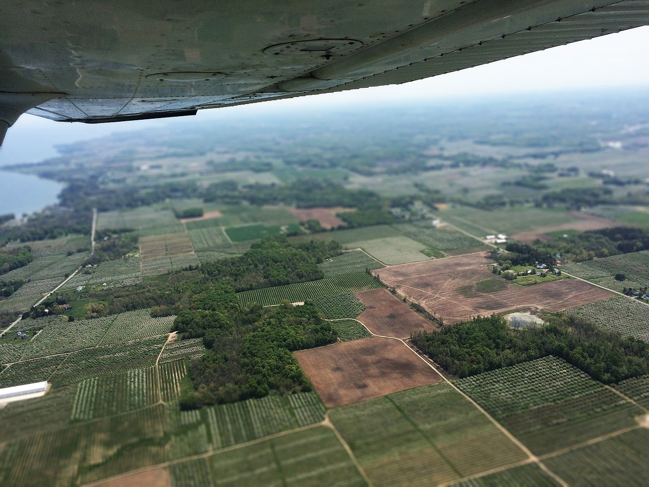aerial agriculture cropland free photo