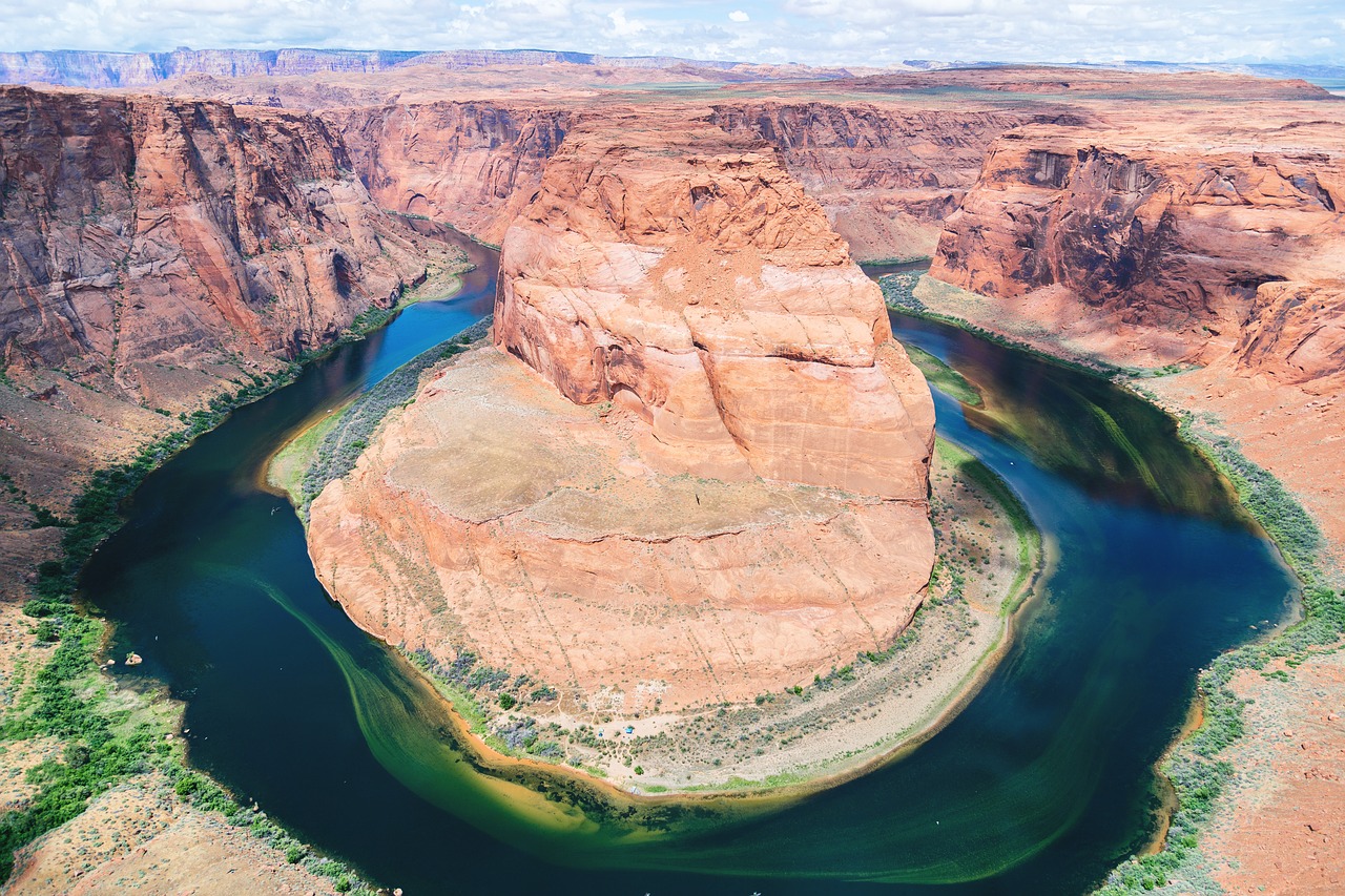 aerial aerial shot canyon free photo