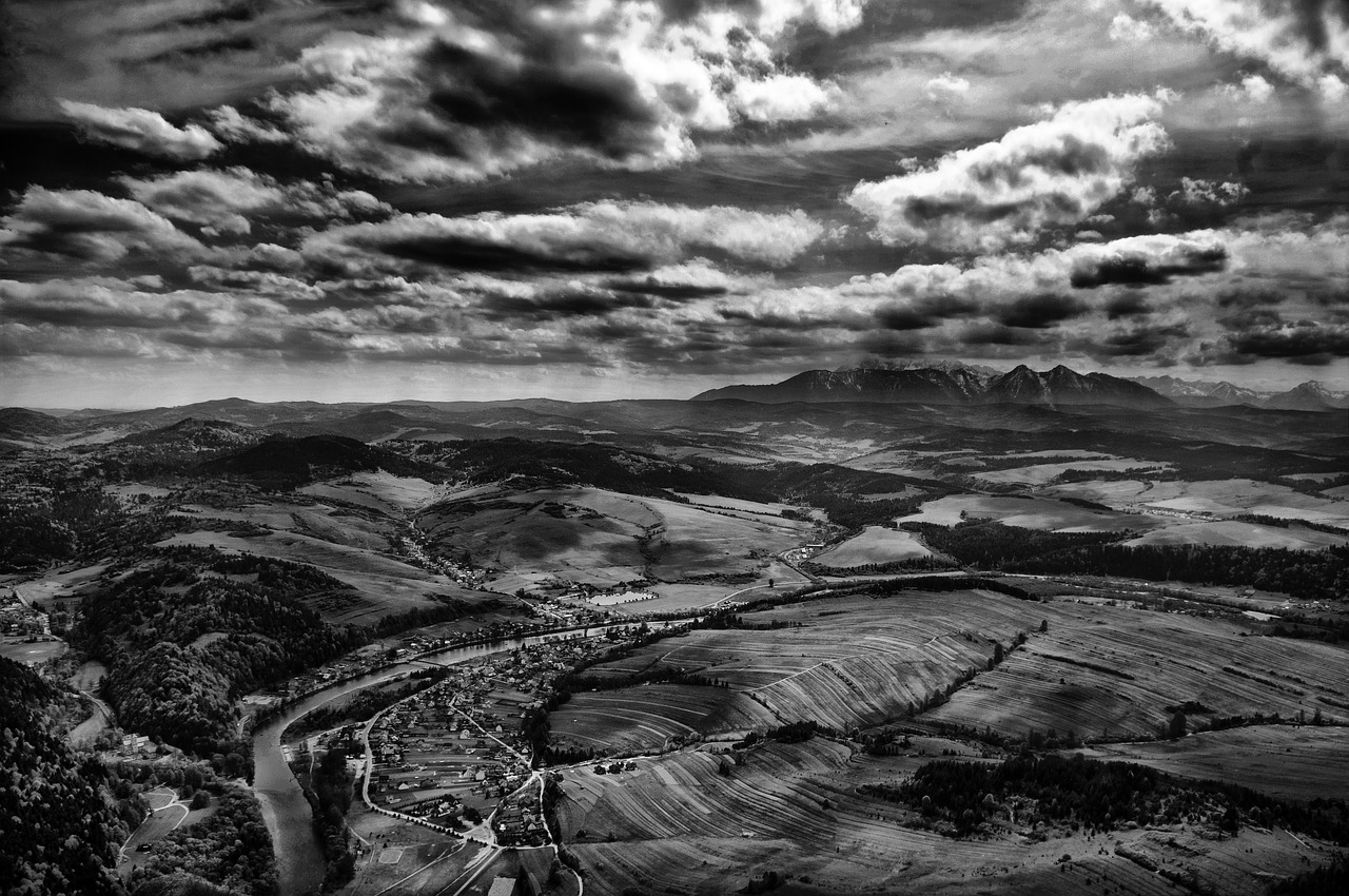 aerial clouds sky free photo