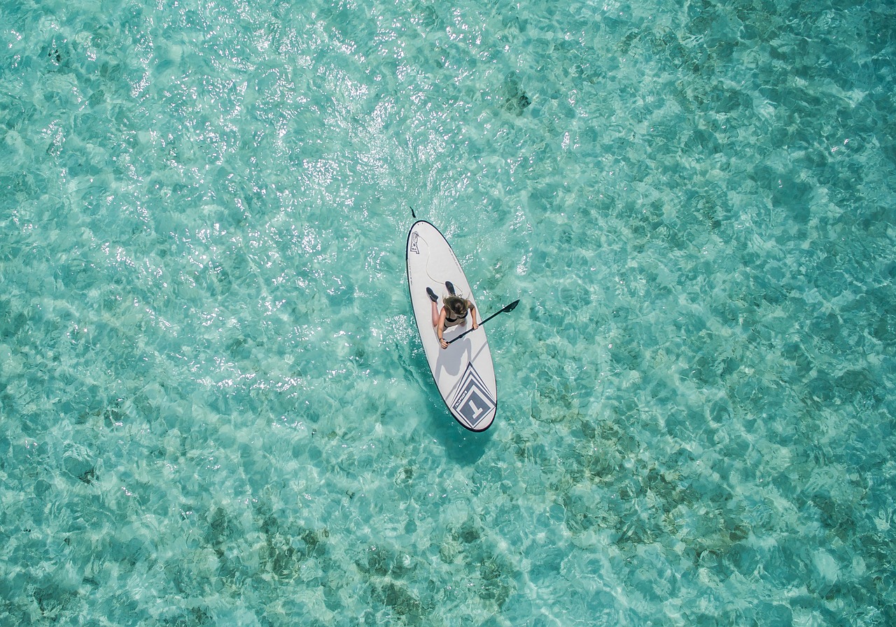 aerial water ocean free photo