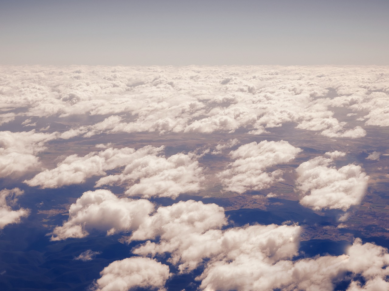 aerial clouds sky free photo