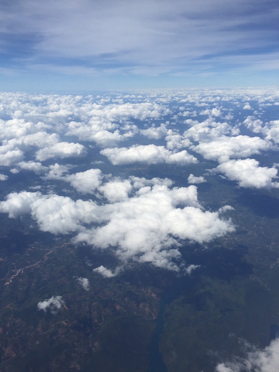 aerial aircraft cloud free photo