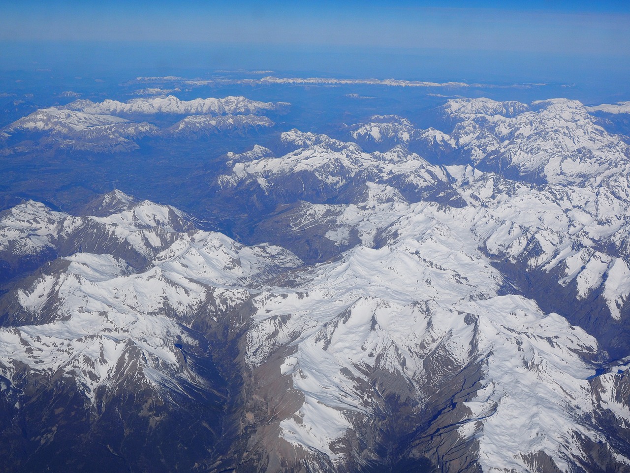 aerial view luftbildaufnahme alpine free photo