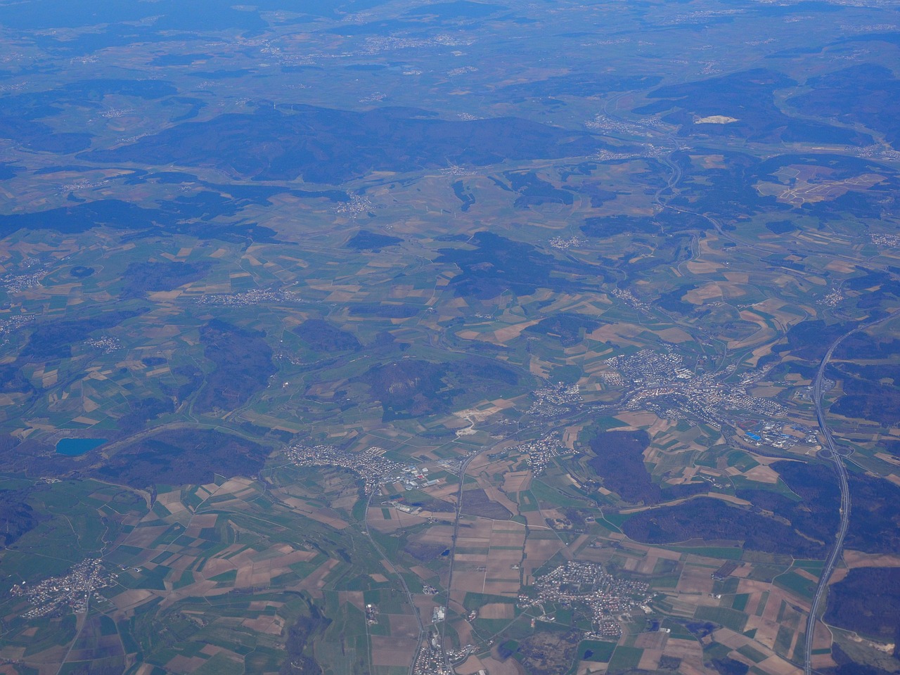 aerial view luftbildaufnahme swabian alb free photo