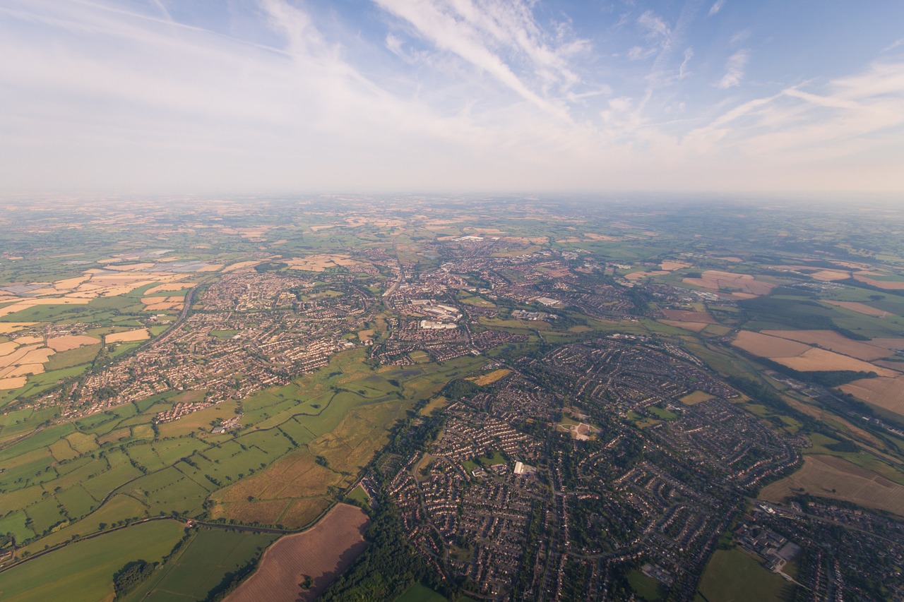 aerial view aerial sky free photo