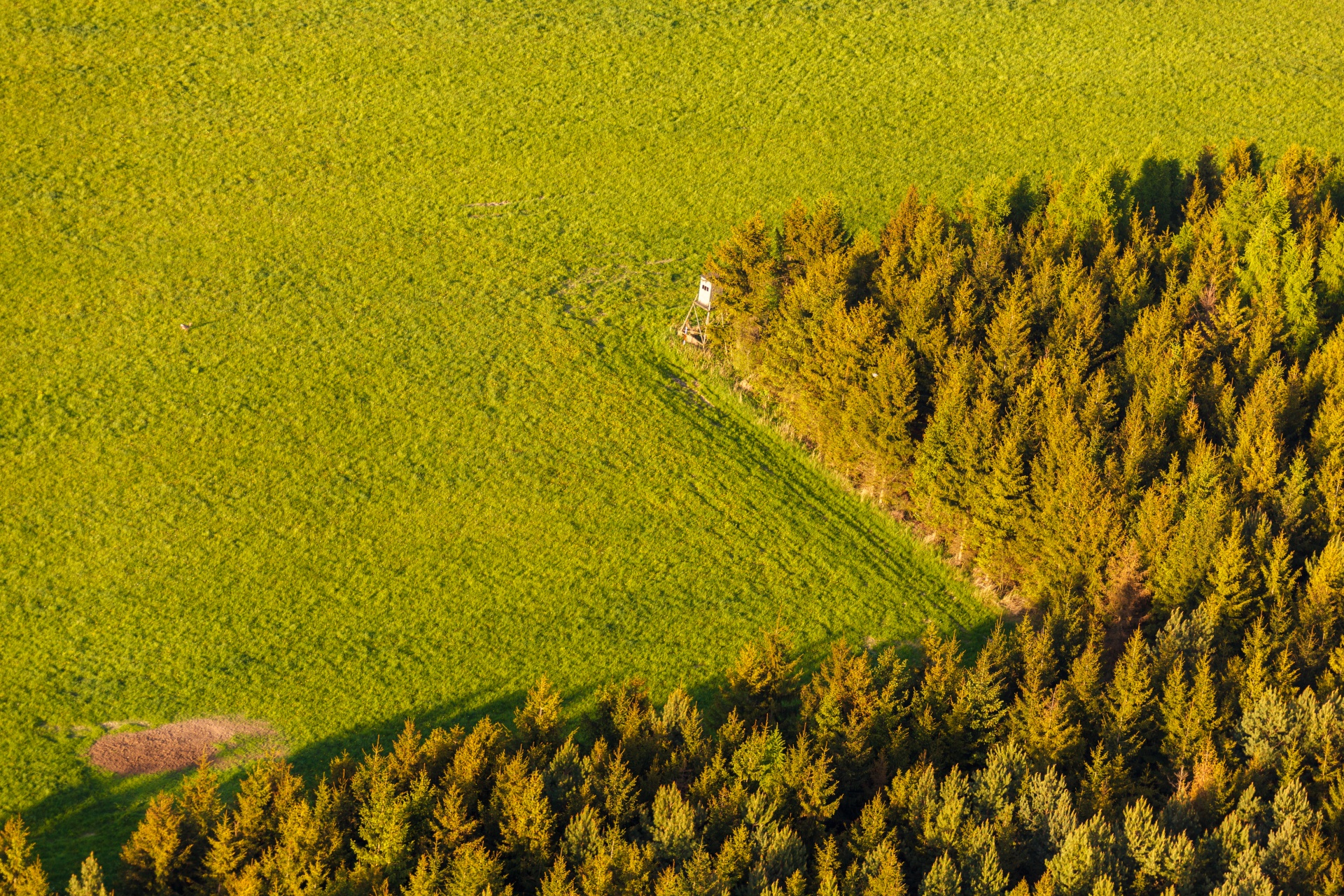 above aerial view countryside free photo
