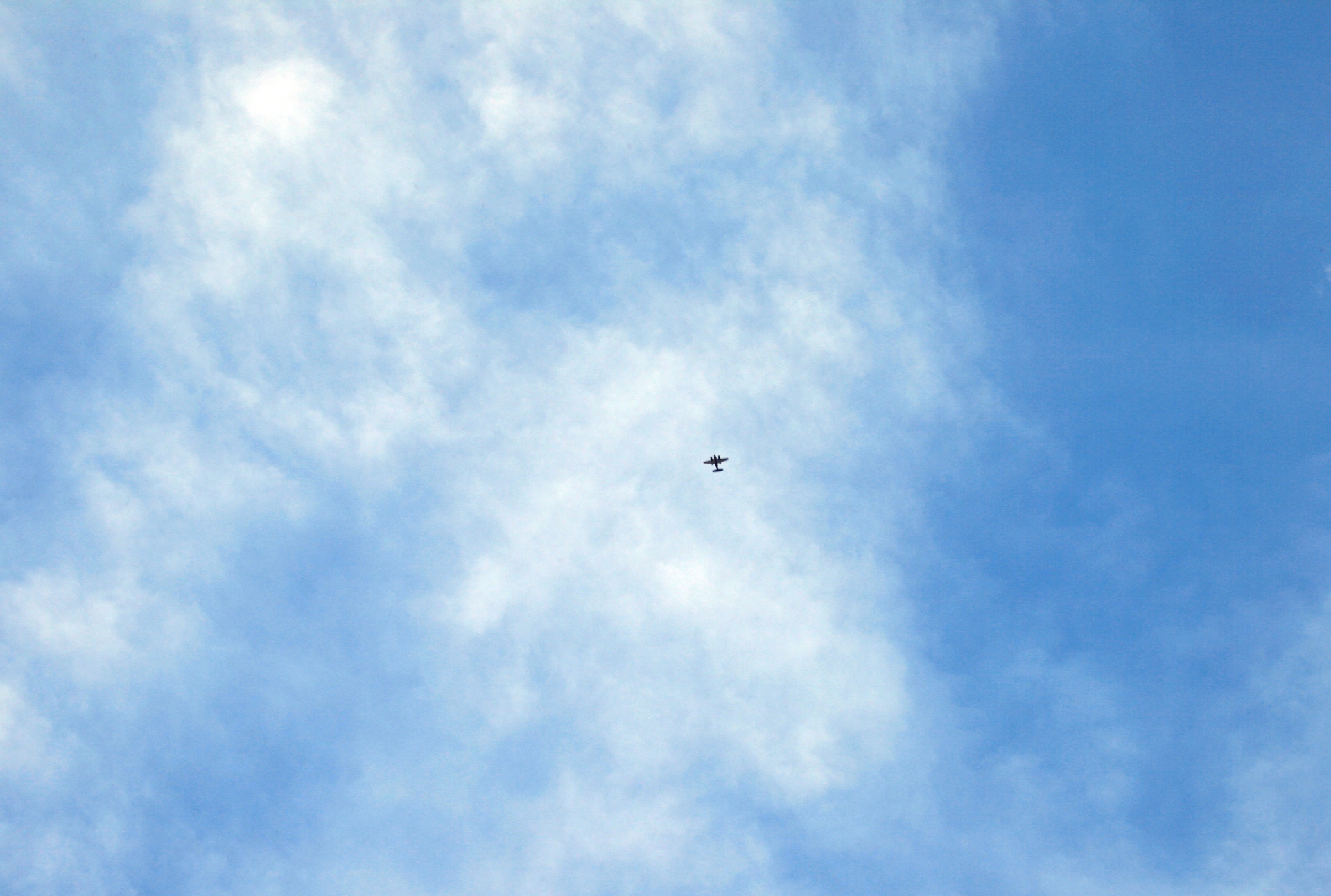 aircraft flying sky free photo