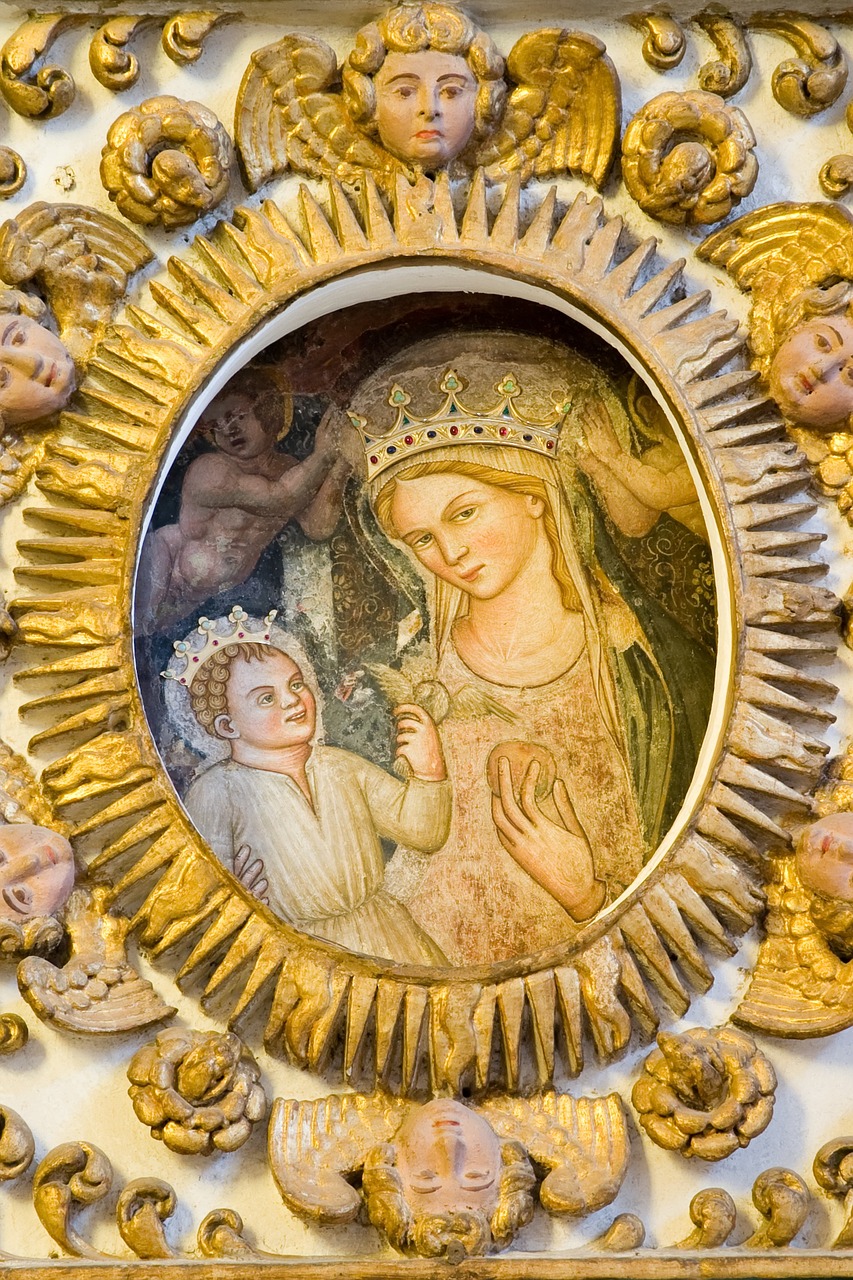 affresco della madonna our lady basilica copertino free photo