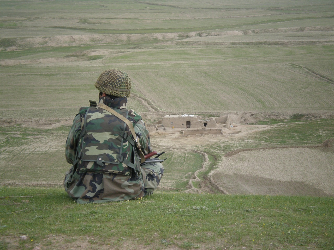 afghan soldier military free photo