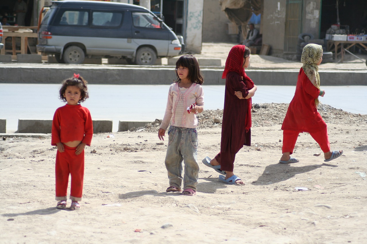 afghan kids children free photo