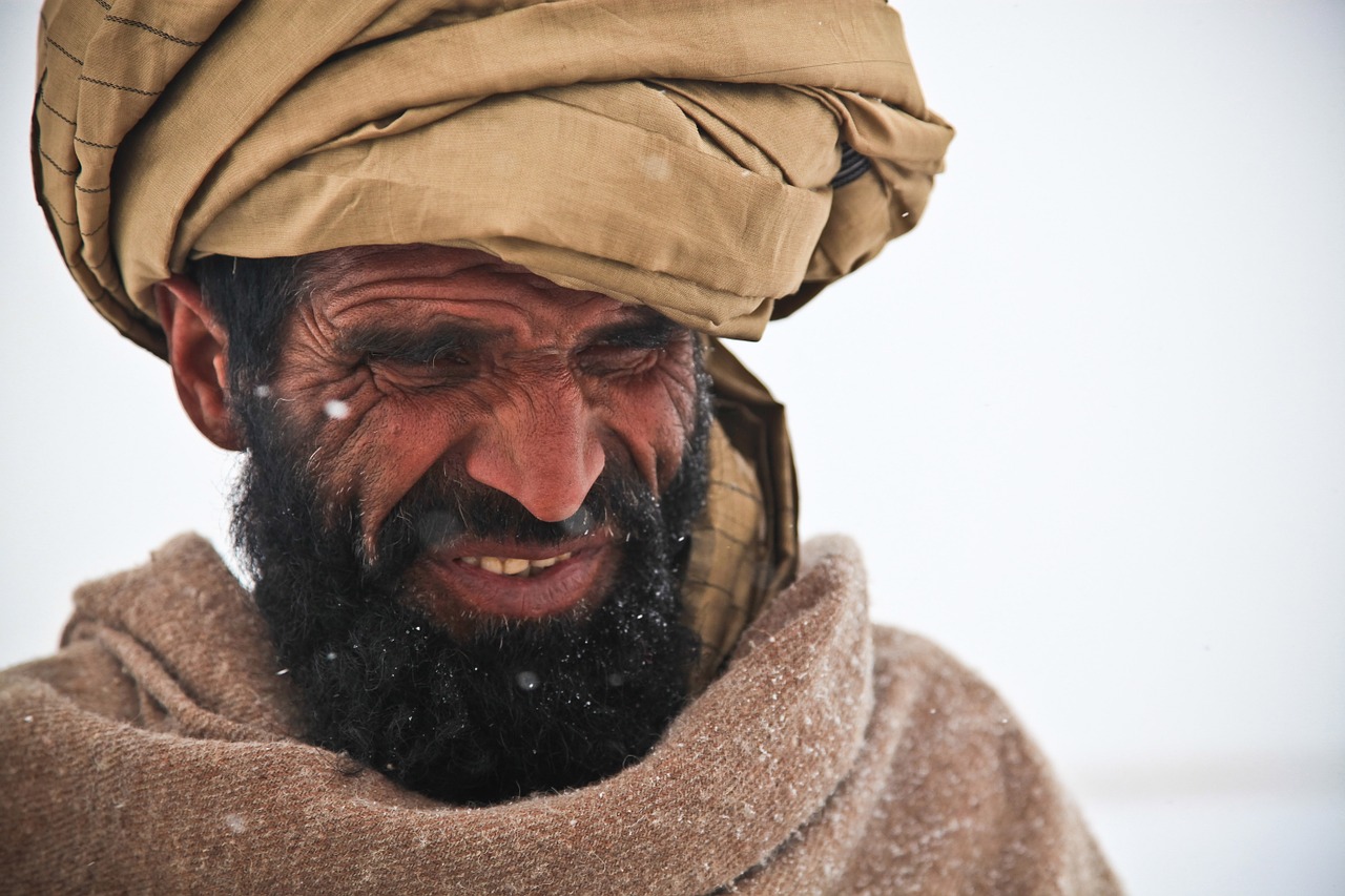 afghani man portrait free photo