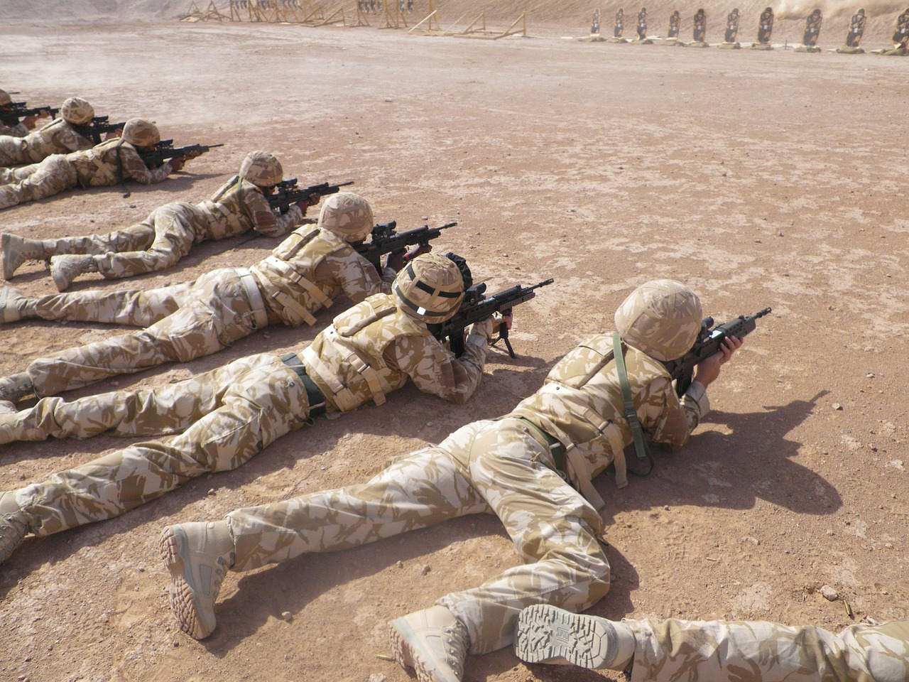 afghanistan shooting range military free photo