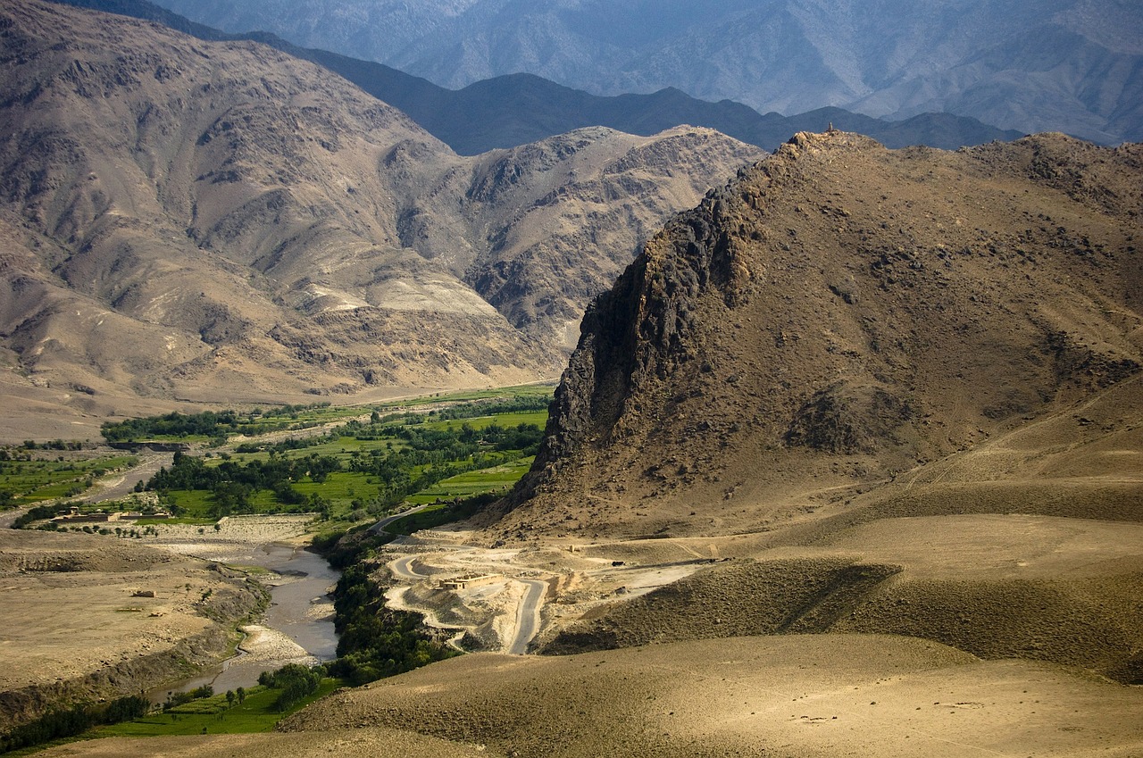afghanistan mountains landscape free photo