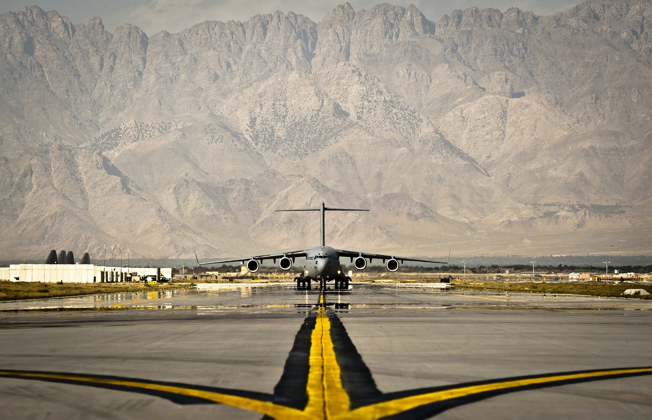 afghanistan air base aircraft free photo