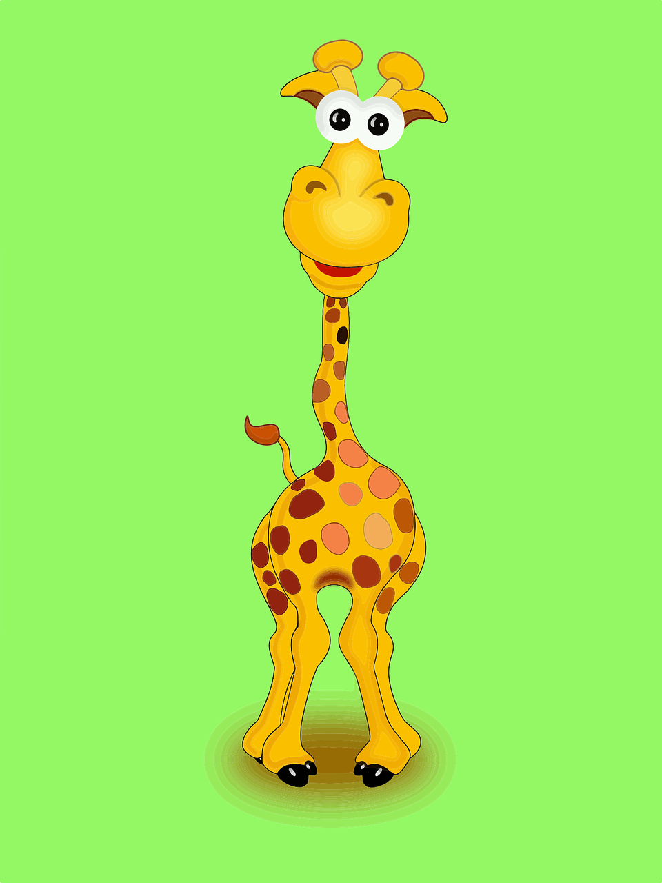 Africa,animal,cartoon,giraffe,wildlife - free image from needpix.com