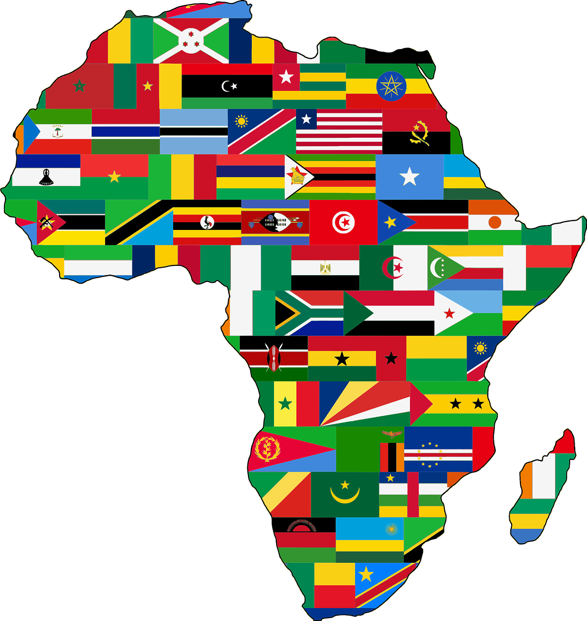 africa continent countries free photo