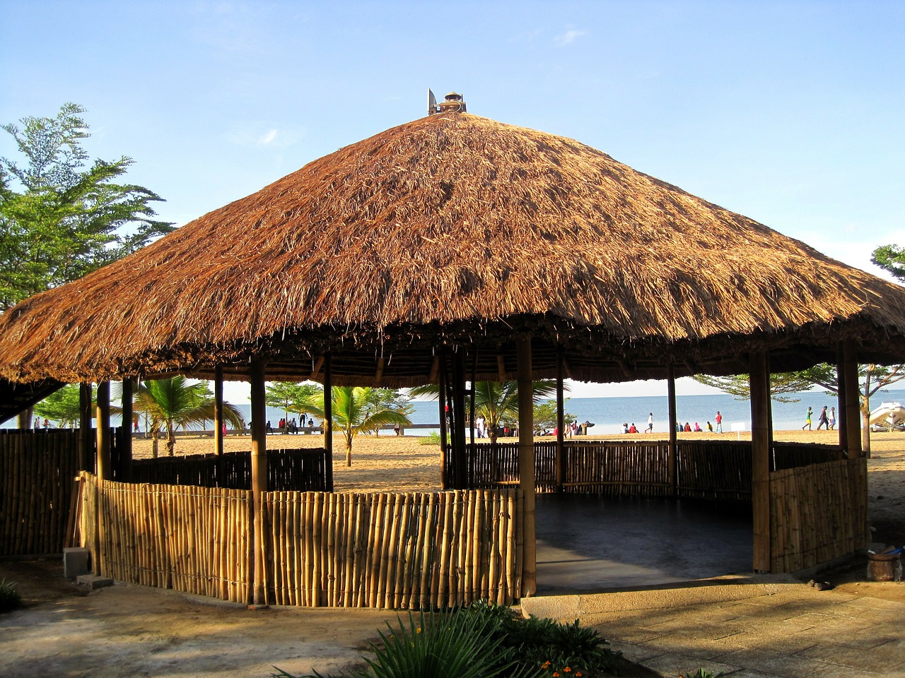 africa thatch roof lapa free photo