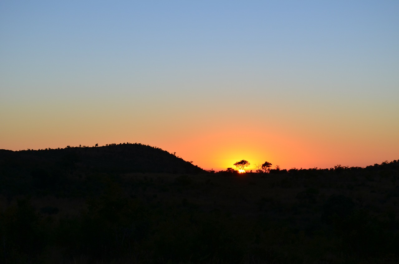 africa african sunset sunset free photo