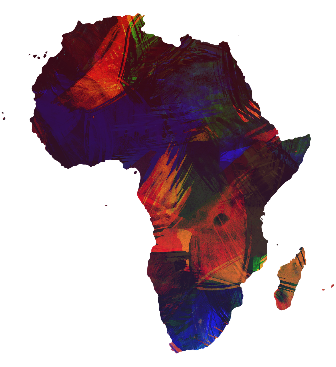 africa continent colorful free photo