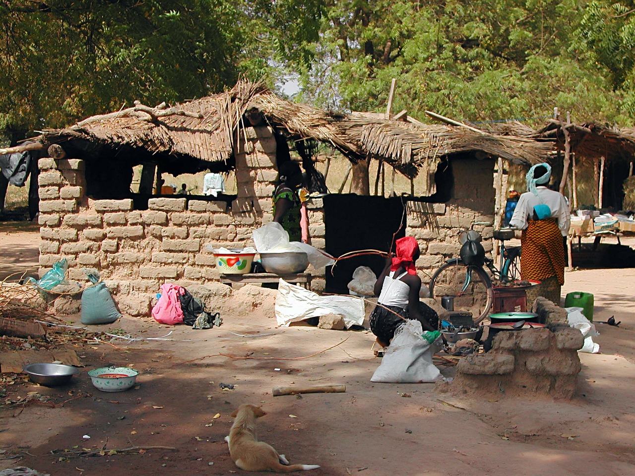 africa burkina faso homes free photo