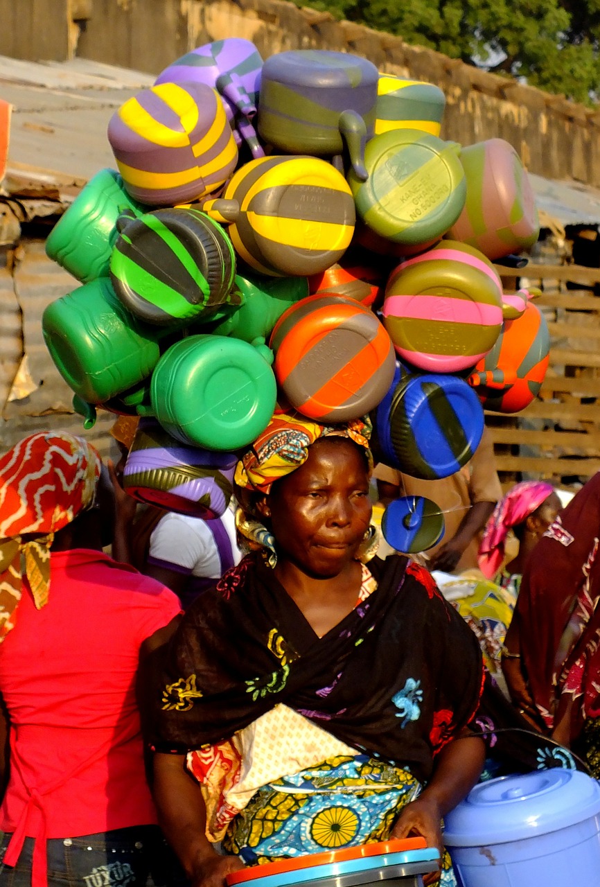 africa african woman saleswoman free photo