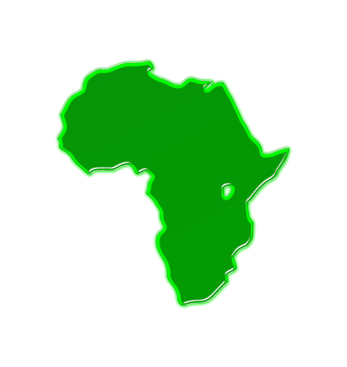africa map geography free photo