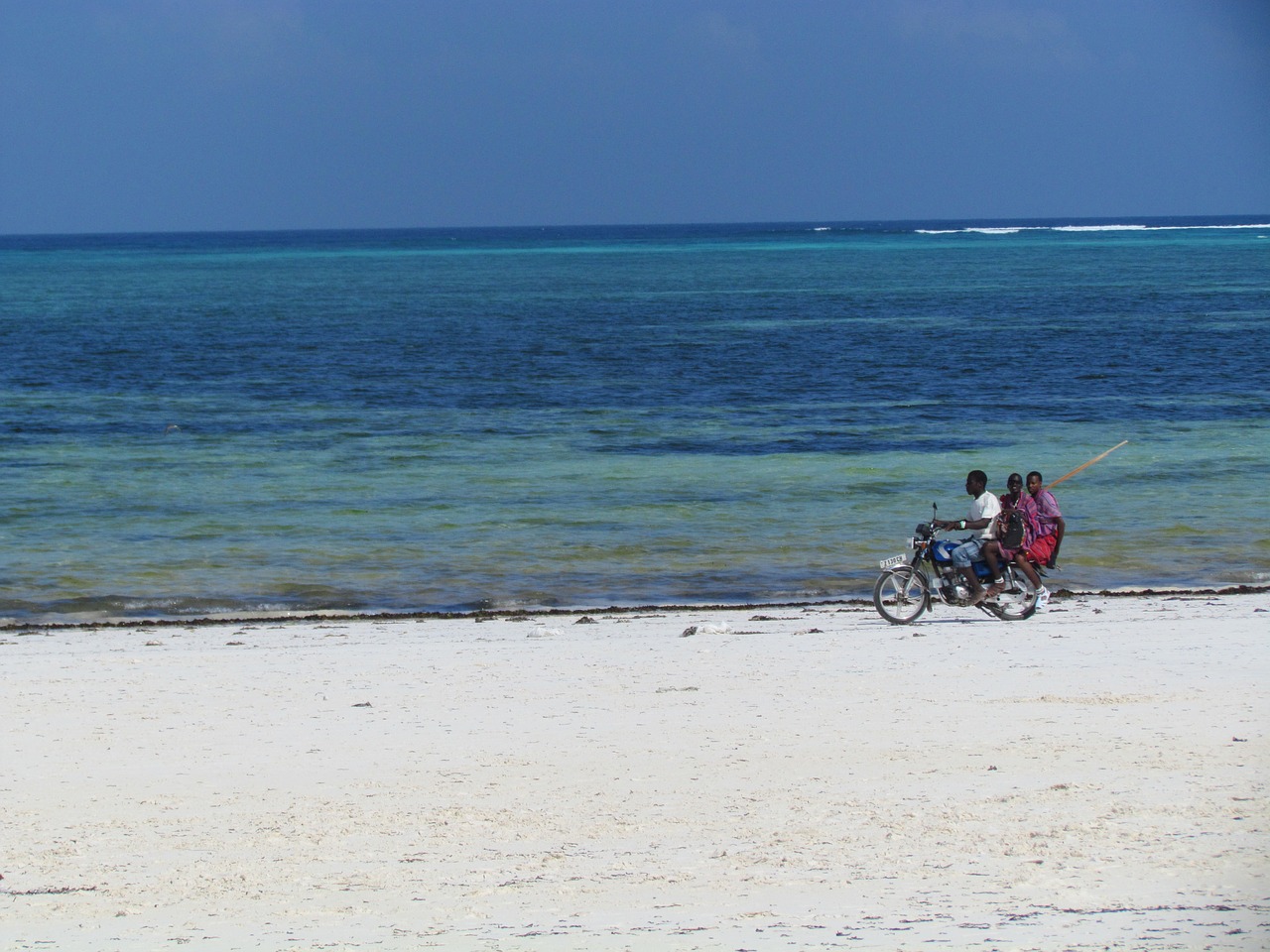 africa moped beach free photo